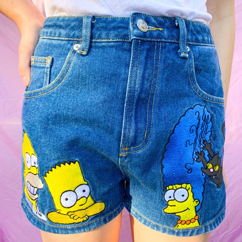 Simpsons Jean shorts